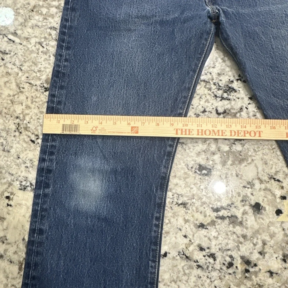 Retro Levi's 501 Jeans Mens Size 36x34 (36x33.5)‎ Blue Original Straight Denim